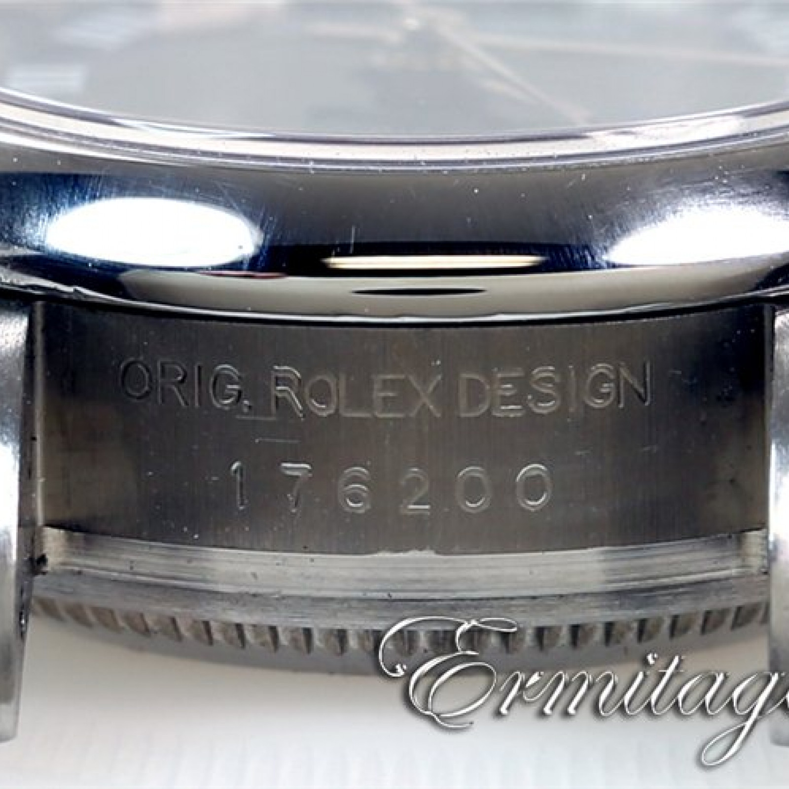 Rolex Oyster Perpetual 176200 Steel with Blue Dial & Roman Markers
